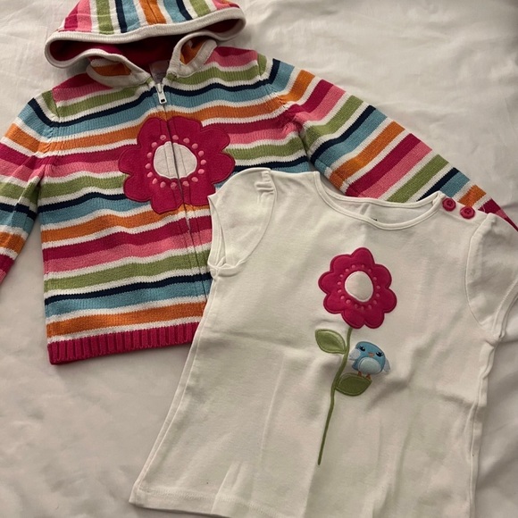 Girls Gymboree Top Sweater Hoodie & Pants Outfit 4T 5T - Picture 3 of 11
